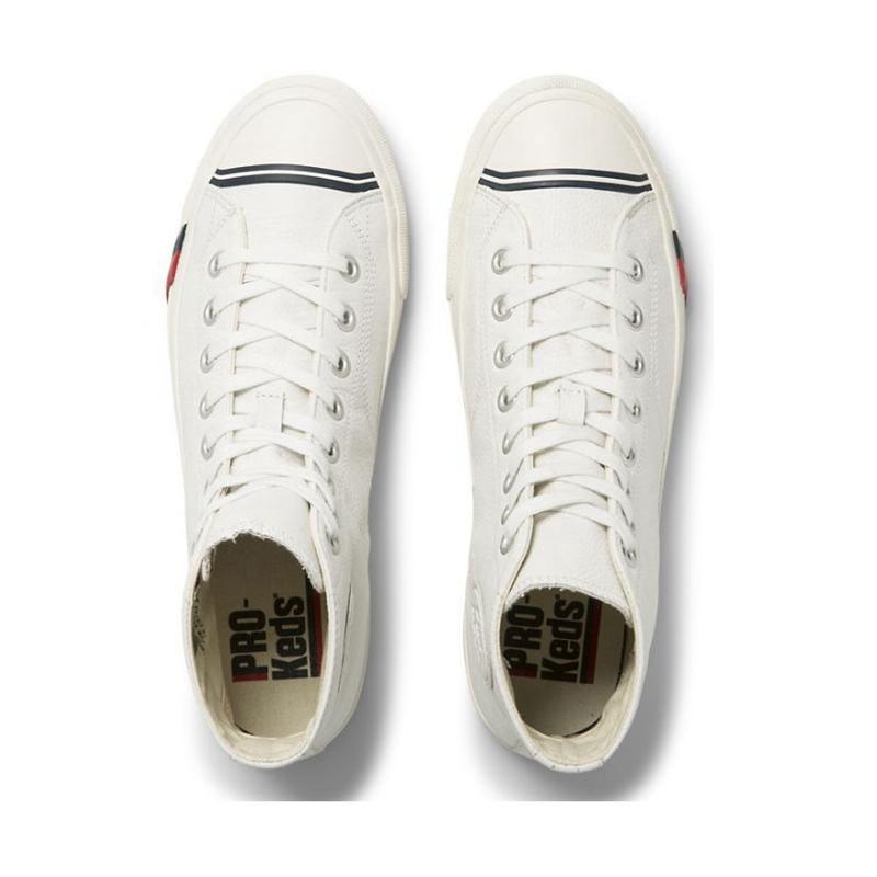 Keds Royal Hi Deri Sneaker Erkek Beyaz | ZNRYP-0159